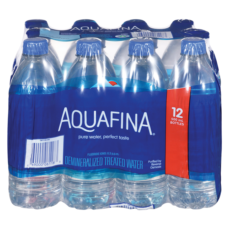 Purified Water Bottles 12 Pack