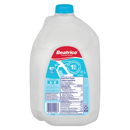 1% Partly Skimmed Milk