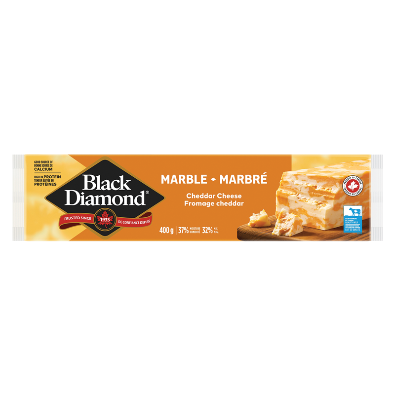 Marble Cheddar Cheese Block