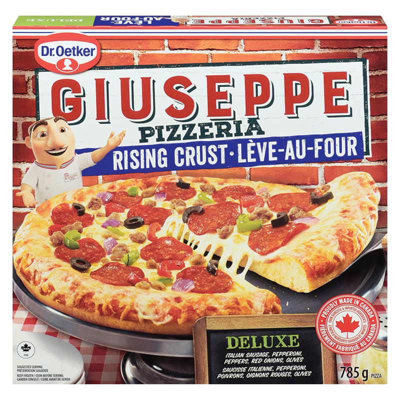 Shurfine Rising Crust Giuseppe Rising Crust Deluxe Frozen Pizza 785g – Northern Direct - Fond ...