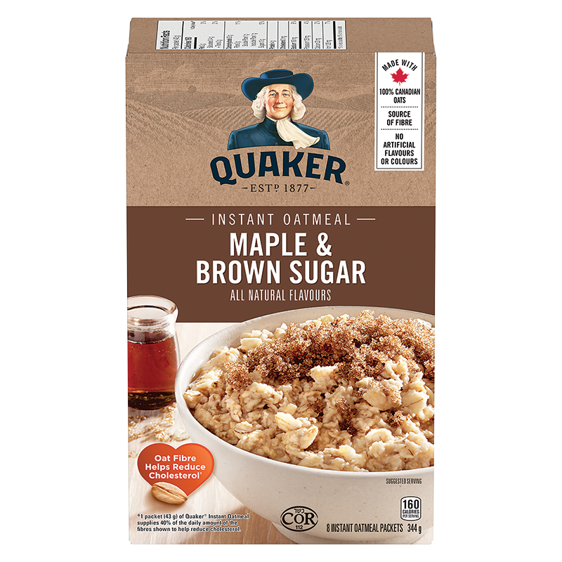 Maple & Brown Sugar Instant Oatmeal