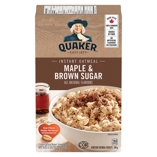 Maple & Brown Sugar Instant Oatmeal